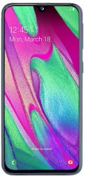 Samsung Galaxy A40 voorkant